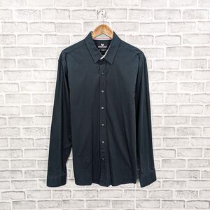 BUTTERCLOTH Men's Regular Fit Button up Shirt Dark green geo print sz XL